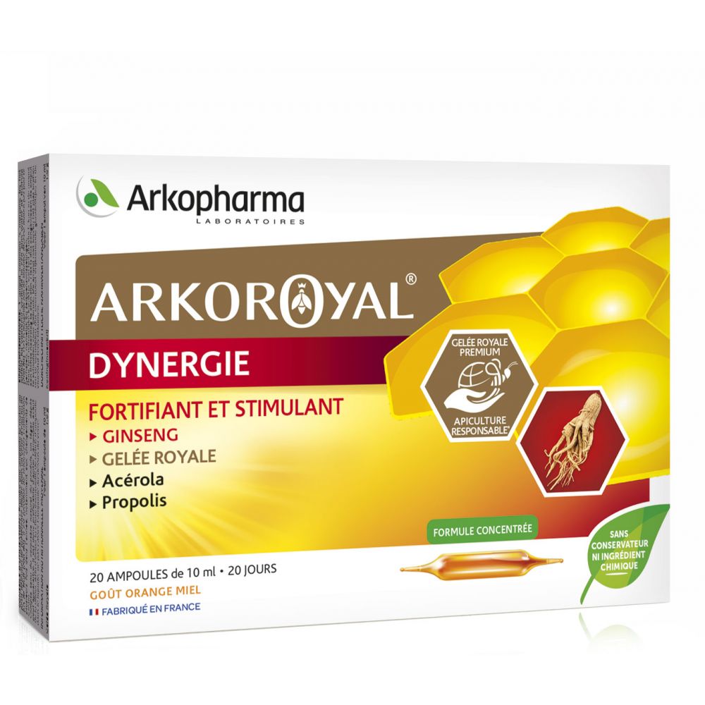Arkopharma Arkoroyal Dynergie Arkopharma x 20 ampoules
