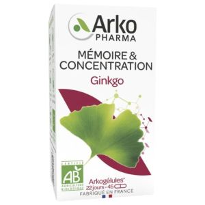 Arkogelules Ginko Bio - 45 Gélules