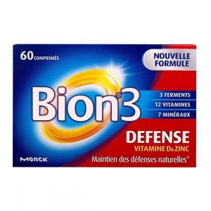 Merck Bion 3 adultes activateur de santé - 60 comprimés