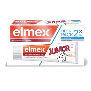 Dentifrice Elmex Anti-Caries Professional Junior 6-12 ans 2x75ml