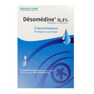 Désomédine Bausch & Lomb 0,1% collyre 10 unidoses