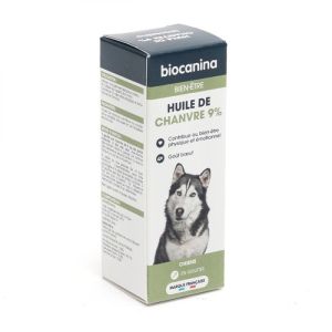 Huile de Chanvre 9% Chien - Gouttes 10mL