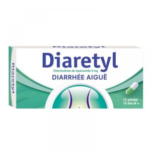 Diaretyl lopéramide 2mg 12 gélules adulte