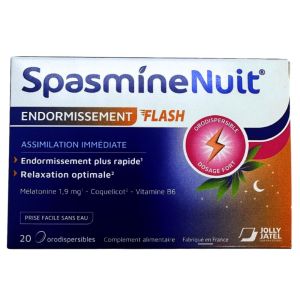 Spasminenuit Endormissement Flash - 20 Cpr orodispersibles