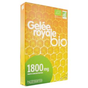 Gelée Royale Bio 1800 mg - 10 ampoules
