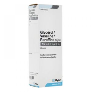 Glycerol/vaseline/parafine Mylan creme - tube de 250g
