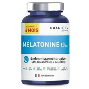 Mélatonine 1,9mg Pack Eco 6 Mois - 180 Comprimés