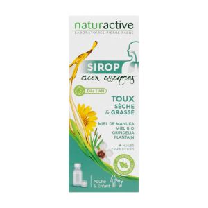 ORL - Sirop aux essences Toux sèche & Toux grasse - dispositif médical 120mL