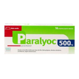 Paralyoc 500mg Lyophilisat Oral - 16 comprimés