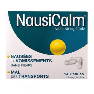 NausiCalm 50 mg Dep Santé x 14 gélules