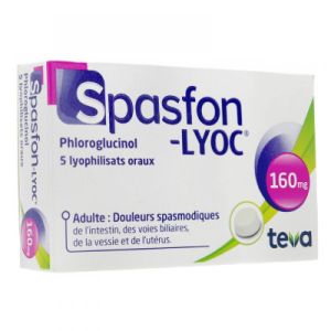 Spasfon Lyoc 160mg - 5 lyophilisats