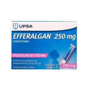 Efferalgan 250mg Granules - 10 sachets