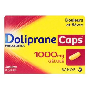 Doliprane Caps 1000mg - 8 gélules