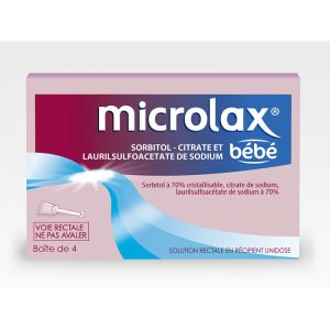 Microlax Bébé - 4 unidoses