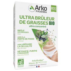 Arkofluides Ultra Bruleur Graisses Bio - 30 Ampoules