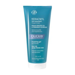 Keracnyl - Gel moussant nettoyant purifiant visage peau grasse 200 ml