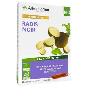 Arkofluide Radis Noir 10mL - 20 Ampoules