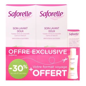 Soin lavant intime & corporel bardane 2x500ml+100ml offert