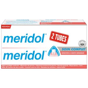 Dentifrice meridol Soin Complet Gencives & Dents sensibles - 2x75ml