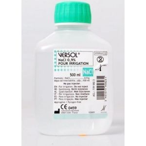 Versol serum physiologique pour irrigation nasale en flacon