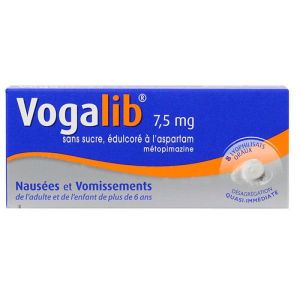 Vogalib 7,5mg 8 lyophilisats oraux + 6 ans