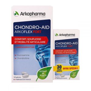 Chondro-Aid Arkoflex fort Arkopharma x 150 gélules (dont 30 offertes)