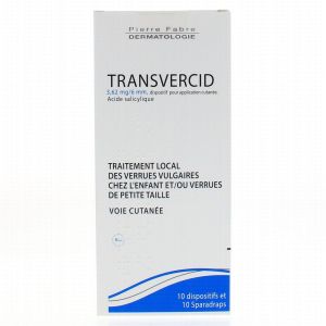 Transvercid 6mm - 10 pansements