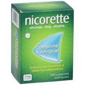 Nicorette Microtab 2mg - 100 Comprimés