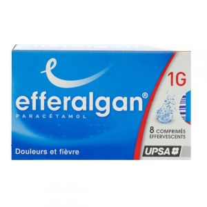 Efferalgan 1 g - 8 comprimés effervescents