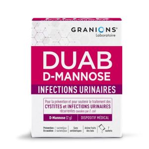 Duab D-Mannose Infections Urinaires - 7 Sachets