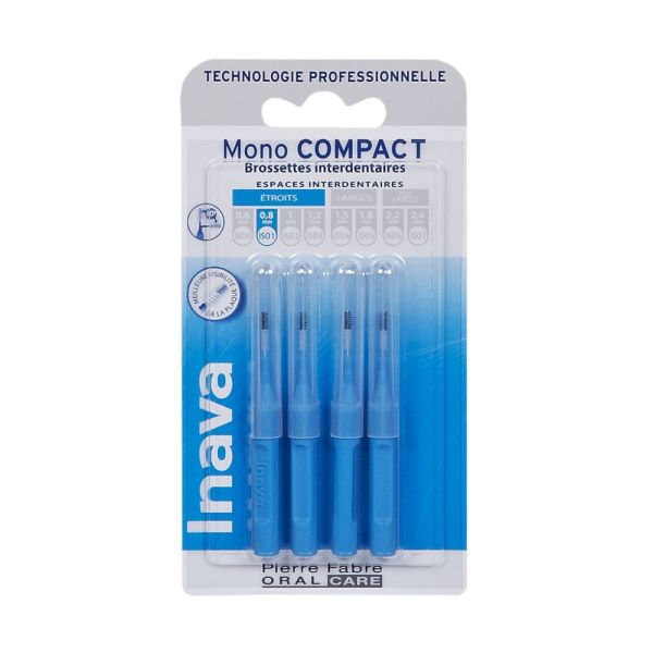 Inava - brossettes mono-compact bleue 1 u