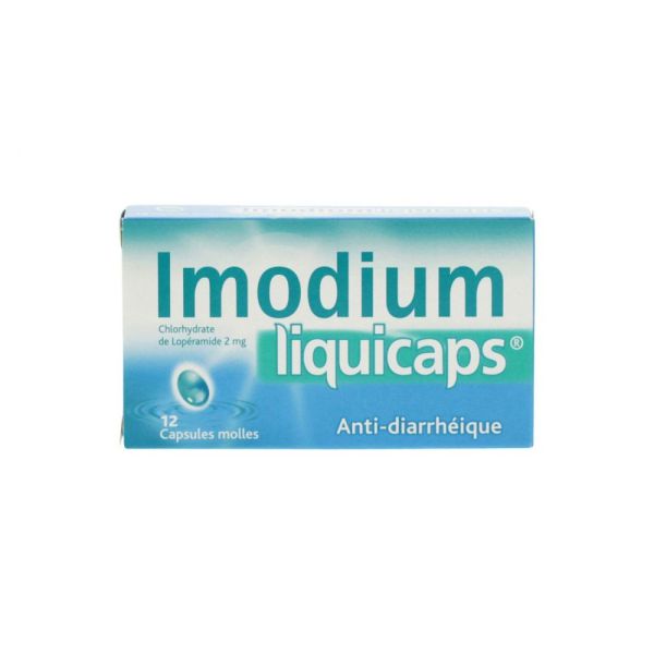 Imodium Liquicaps 12 capsules molles