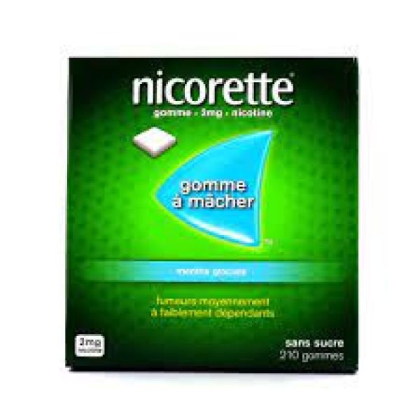 Nicorette Menthe Glaciale 2mg Sans Sucre - 210 Gommes