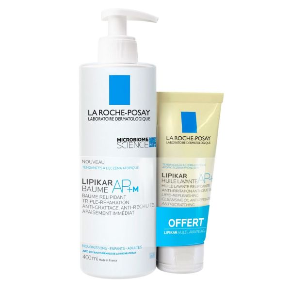 Lipikar Baume AP+M 400 ml + Huile Lavante Offerte
