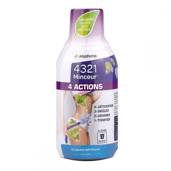 4321 minceur 4 actions Arkopharma x 280 ml