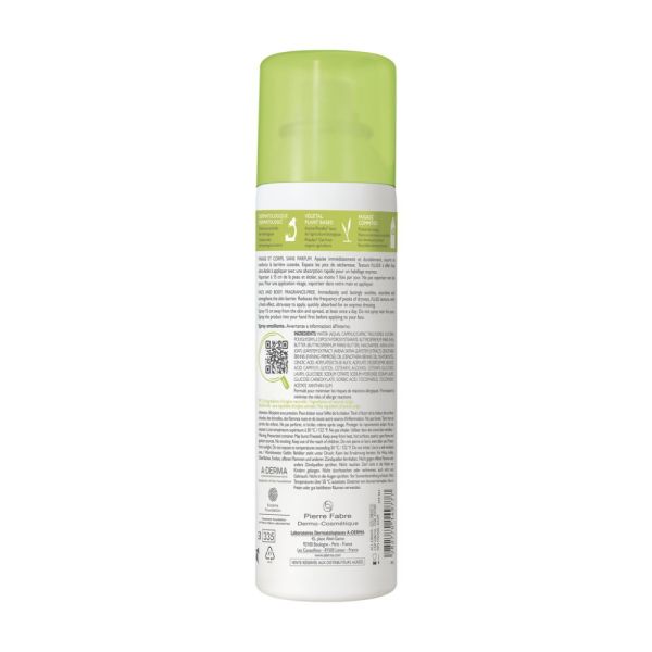 Exomega Control Spray émollient anti-grattage Peaux sèches à tendance à l'eczéma atopique 200 ml