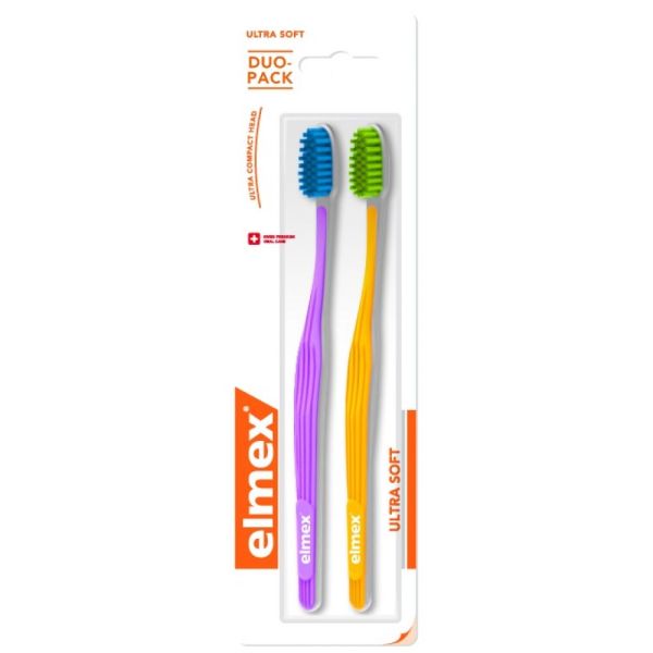 Brosse à dents souple elmex® Ultra Soft - Duo Pack