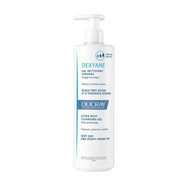 Dexyane - Gel nettoyant surgras 400 ml