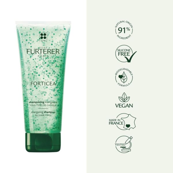 Forticea - Shampooing énergisant aux huiles essentielles 200 ml