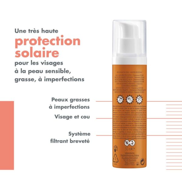 Cleanance Solaire SPF 50+ peaux grasses à imperfections 50 ml