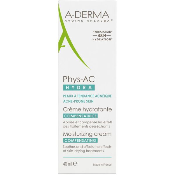 Phys-AC Hydra Hydra Crème visage hydratante compensatrice peaux grasses à tendance acnéique 40 ml