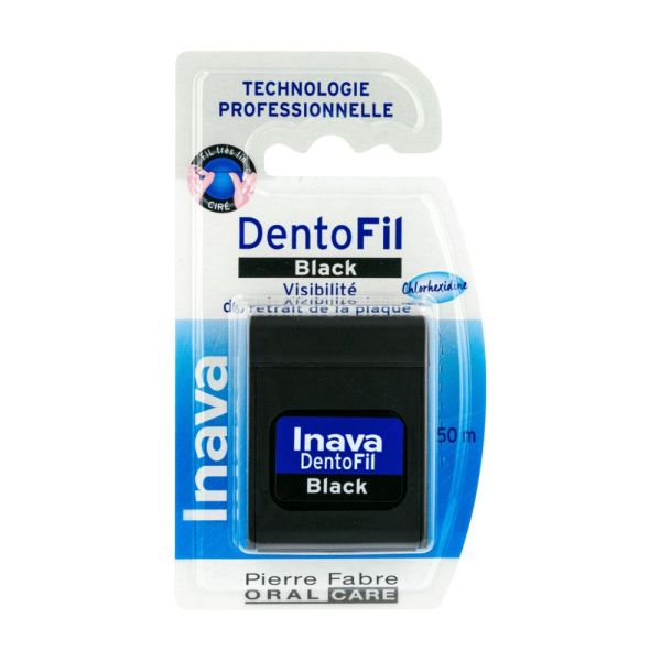 Inava DENTOFIL chlorhexidine - fil dentaire antibactérien 1 u