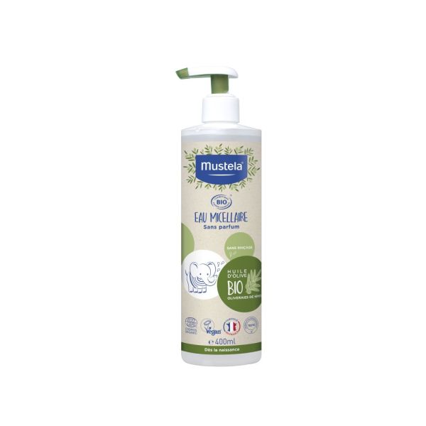 Eau micellaire sans rinçage certifiée BIO - Flacon pompe 400ml