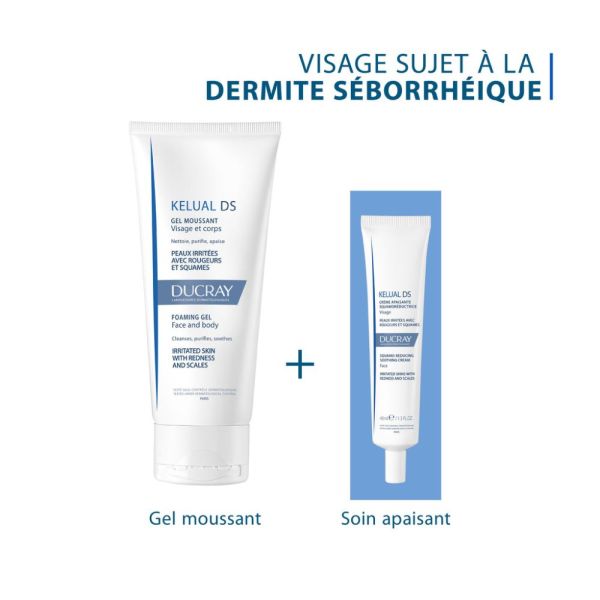 Kelual DS - Crème apaisante squamo-réductrice peaux irritées 40 ml