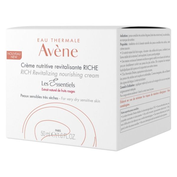 Les Essentiels Crème nutritive revitalisante riche peaux très sèches 50 ml