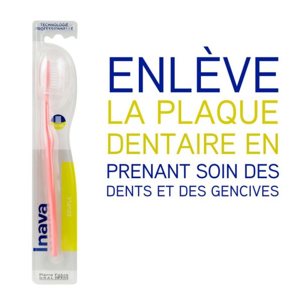 Inava 20/100 - brosse à dents souple 1 u