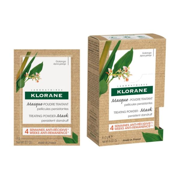 Galanga masque Shampooing Antipelliculaire 8x3g