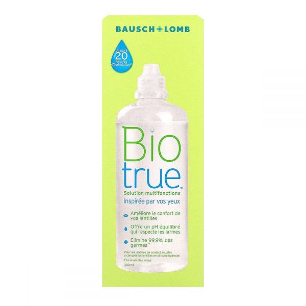 Bio True solution multifonctions Bausch & Lomb x 300 ml