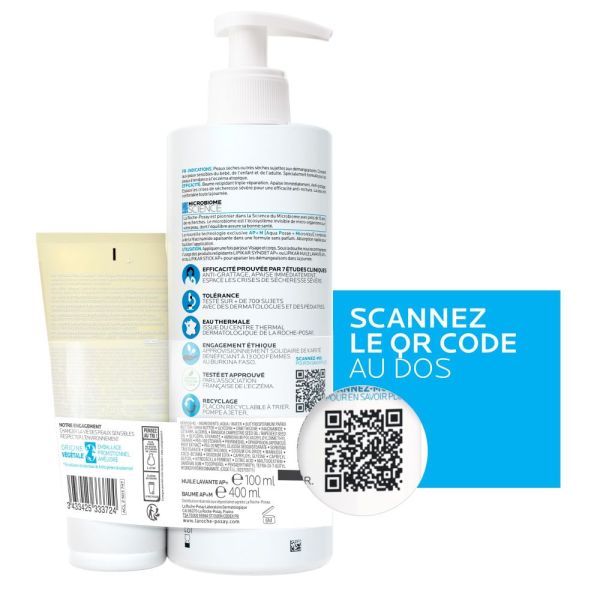 Lipikar Baume AP+M 400 ml + Huile Lavante Offerte