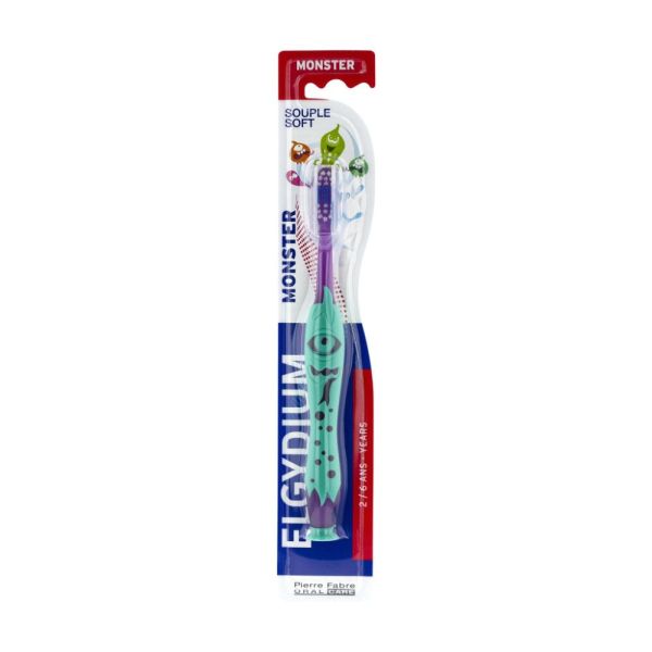 ELGYDIUM Kids Monster 2/6 ans - brosse à dents enfant 1 u